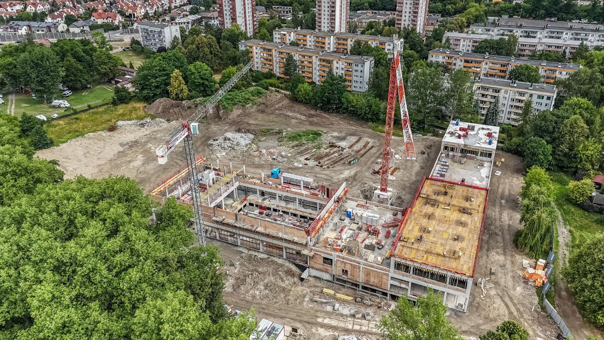 Budowa nowych basenow Clepardii w Krakowie