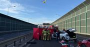 Gliwice: Wypadek na Drogowej Trasie Średnicowej. W akcji śmigłowiec LPR