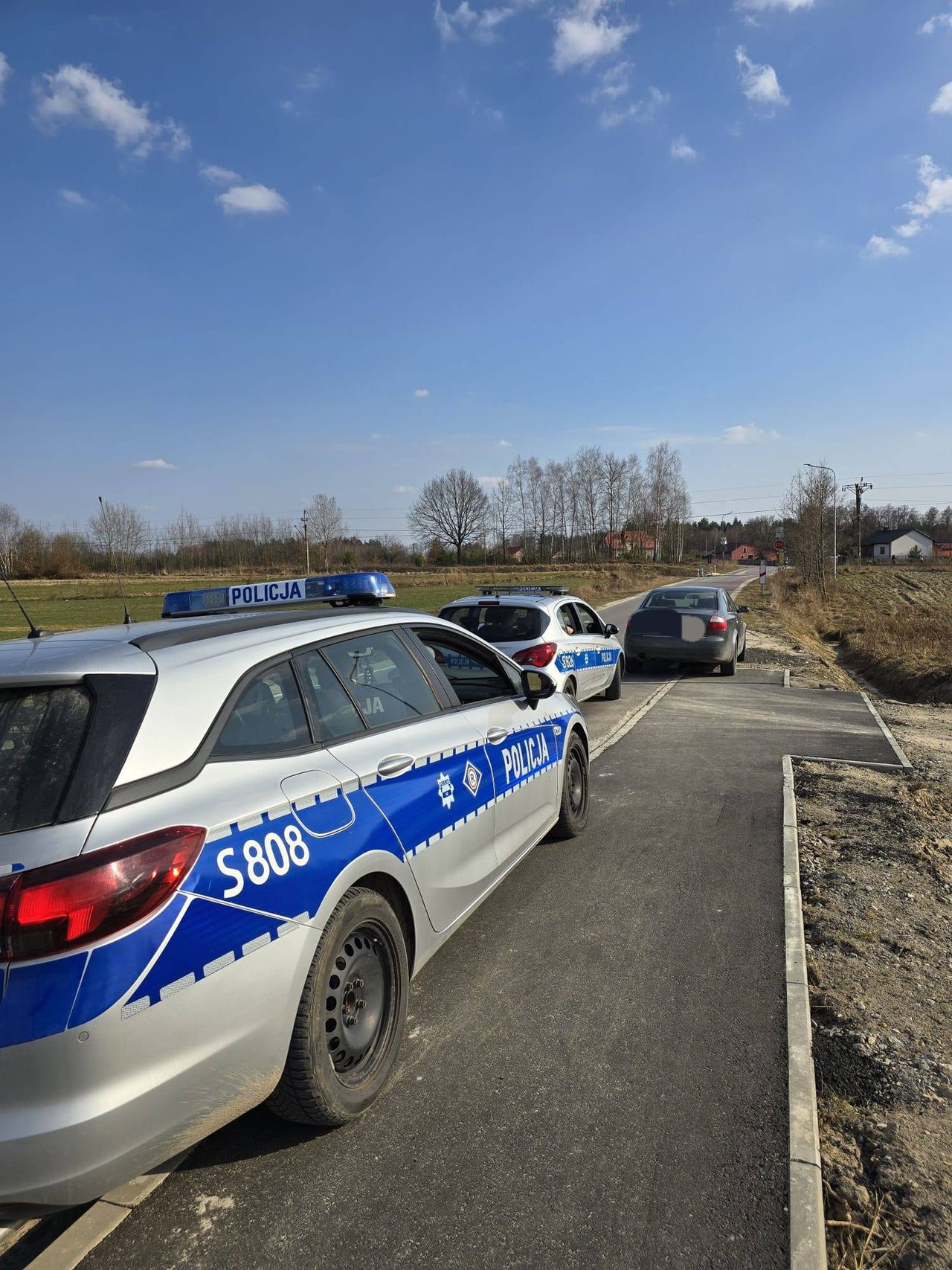 Na miejscu zatrzymania