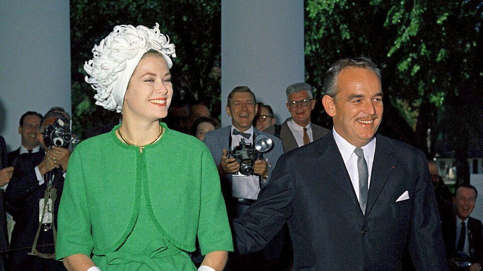 Kelly i Rainier, książę Monako (1961)