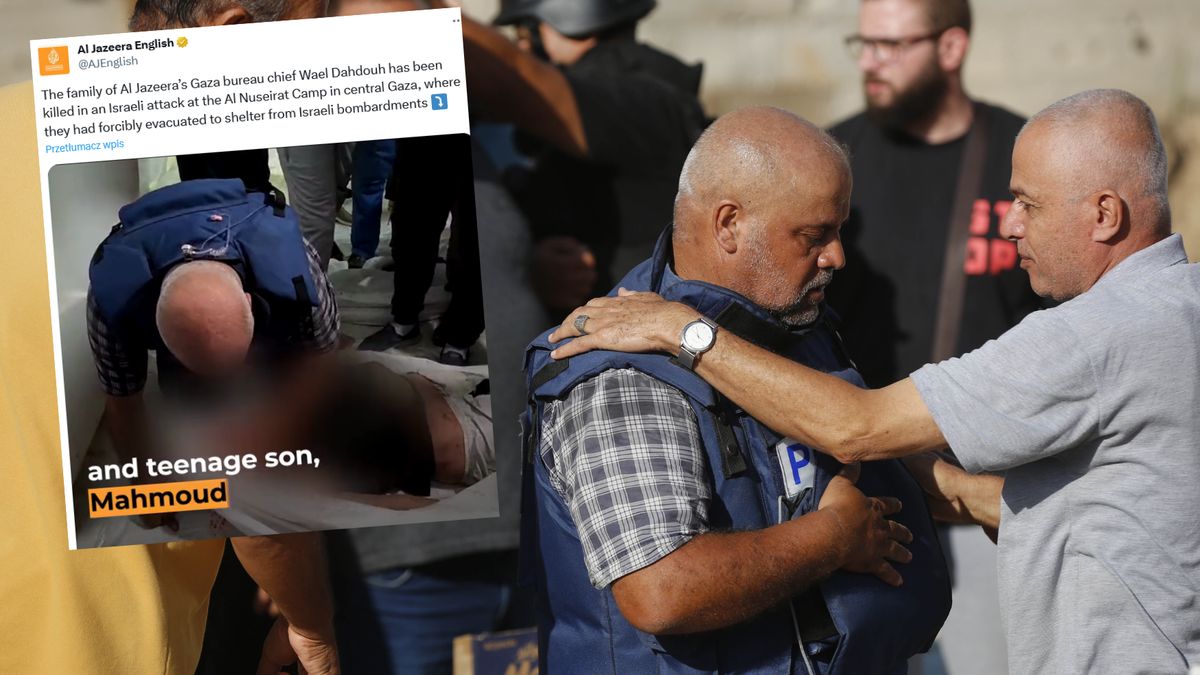 Dziennikarz prowadził relację z Gazy. Zobaczył śmierć całej swojej rodziny