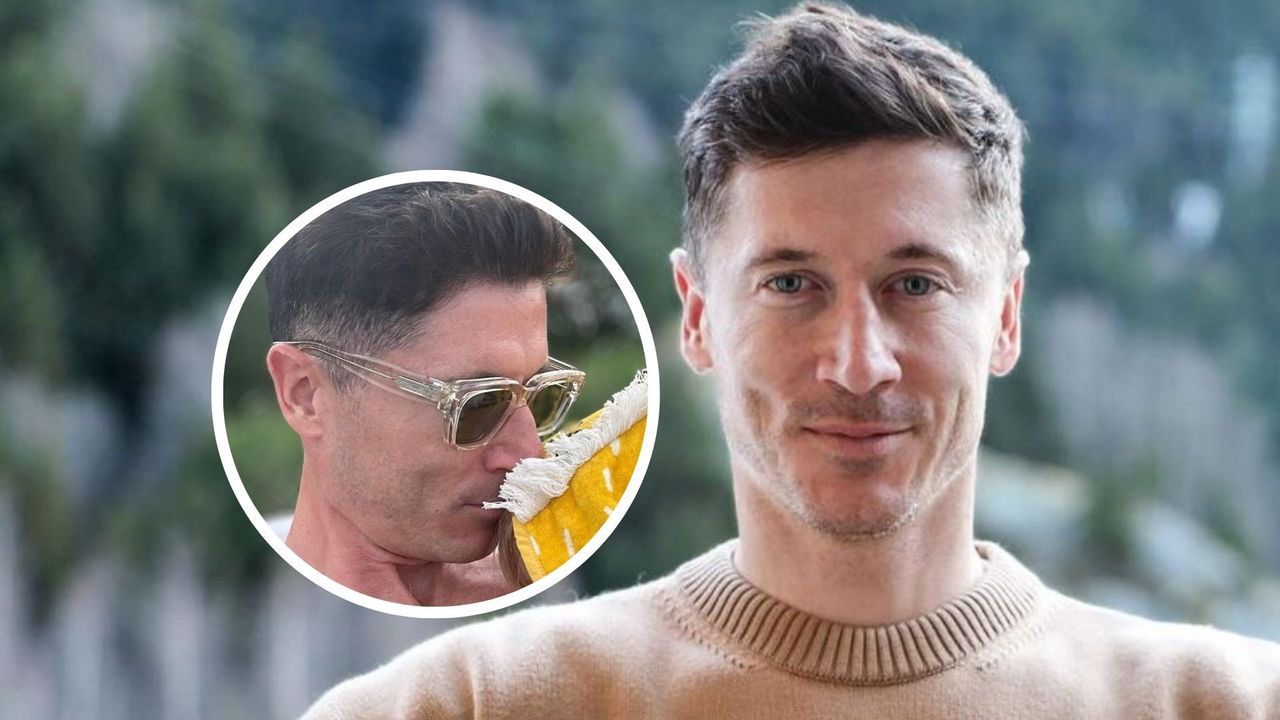 Robert Lewandowski spędza czas z córkami 