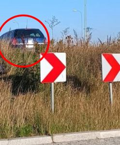 Leciał nad rondem przy S8. "To pomyłka, panie władzo"