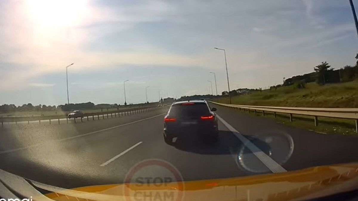 Kierowca stworzył zagrożenie na S3.