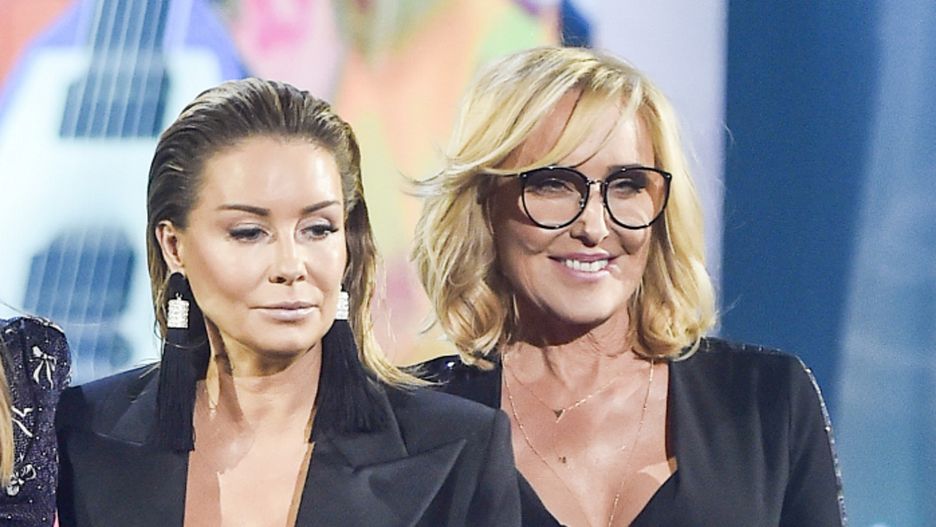 Małgorzata Rozenek-Majdan i Agata Młynarska na ramówce TVN w 2019 r. 