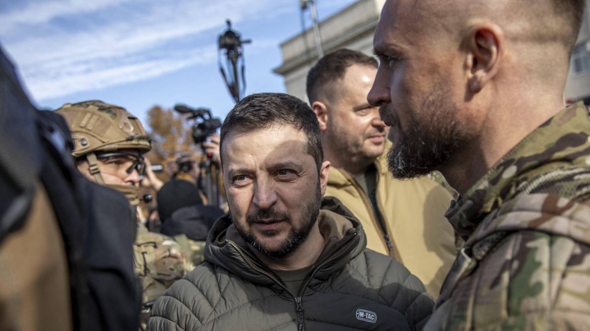 Prezydent Ukrainy Wołodymyr Zełenski