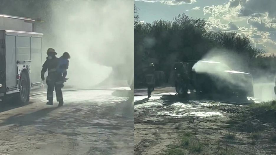 Strażacy uratowali dzieci i ich matkę