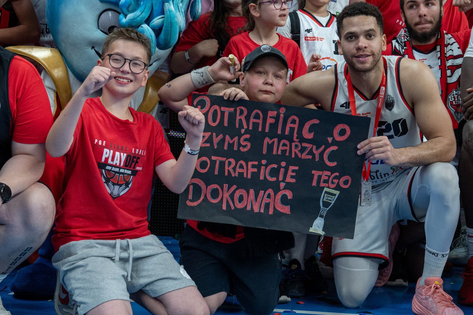 Feta Startu Lublin z kibicami