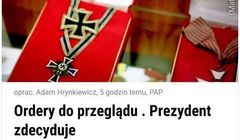 Fotoedytor Wirtualnej Polski upomniany za zdjęcie hitlerowskiego orderu przy tekście o Virtuti Militari