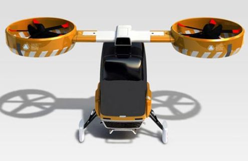 Hummel - dwuosobowy, składany helikopter 1