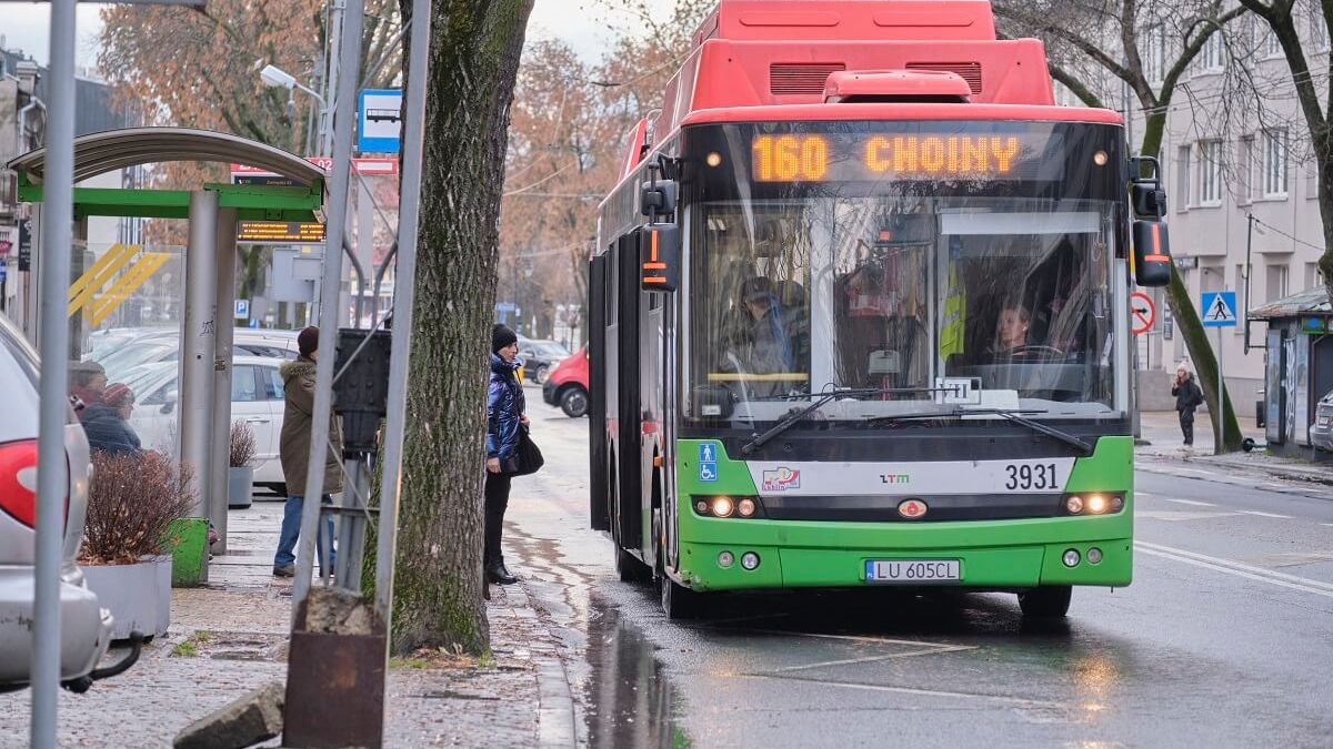 Trolejbus na linii 160