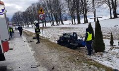 Tragiczny wypadek pod Biłgorajem. Nie żyją dwie osoby