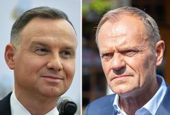 Ostra reakcja Dudy na pytanie o Tuska. "Proszę mnie nie rozśmieszać"