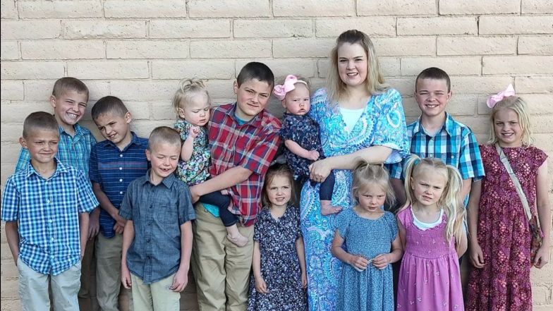 39 years old has 12 children. For 13 years she has been almost CONSTANTLY pregnant!