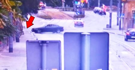 O krok od tragedii. Pijany kierowca w Gorzowie wjechał na chodnik prosto w pieszego