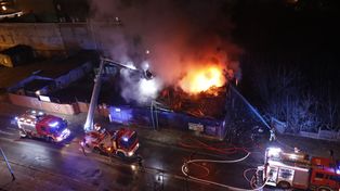 Pożar hurtowni zabawek. "Chmura nad Trójmiastem"