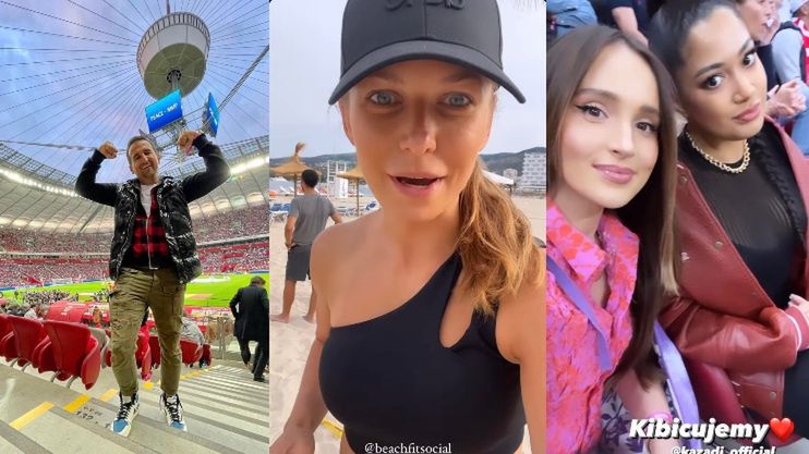 Celebryci kibicują polskiej kadrze