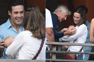 Dumna mama Pippa Middleton prezentuje dziecko rodzinie podczas wakacji na Karaibach (FOTO)