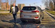 "Masz szczęście". Zajechał drogę i wysiadł. Reakcja policji