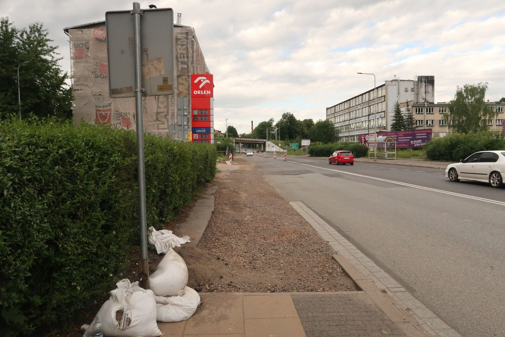 Trwa remont ul. Wrocławskiej w Wałbrzychu