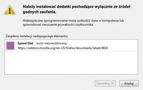 Speed Dial w FireFox 2