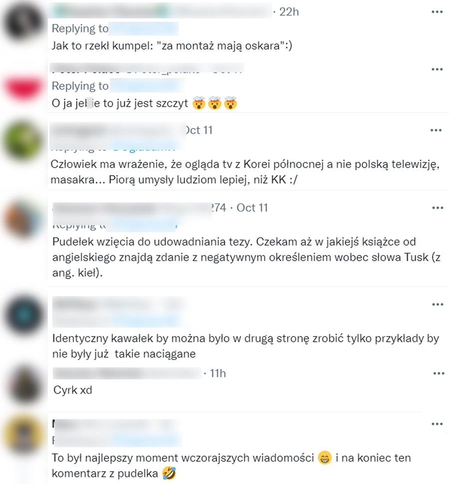 Internauci komentują manipulacje TVP 