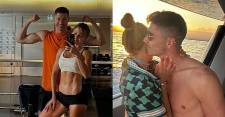 TYLKO NA PUDELKU: Tak Anna i Robert Lewandowscy zachowywali się na urodzinach Pawła Marchewki. "Czułe gesty" (ZDJĘCIA)