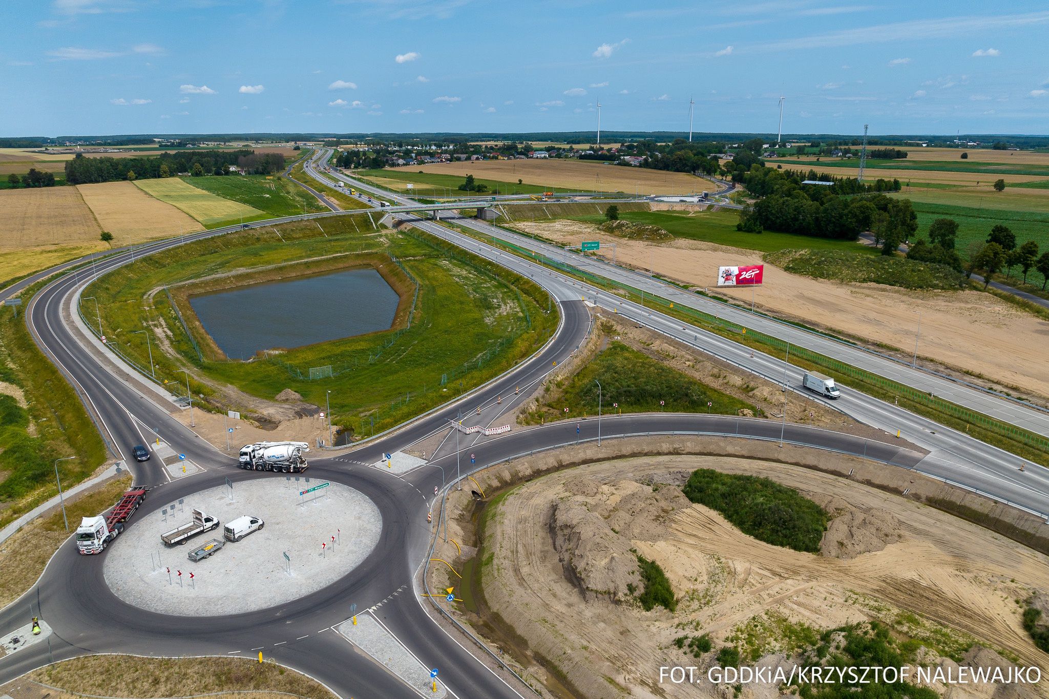 Udostępniona druga jezdnia drogi ekspresowej S7 Napierki-Mława
