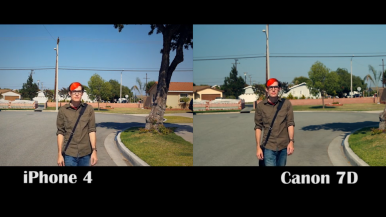 Canon 7D vs ... iPhone 4 [wideo] 1