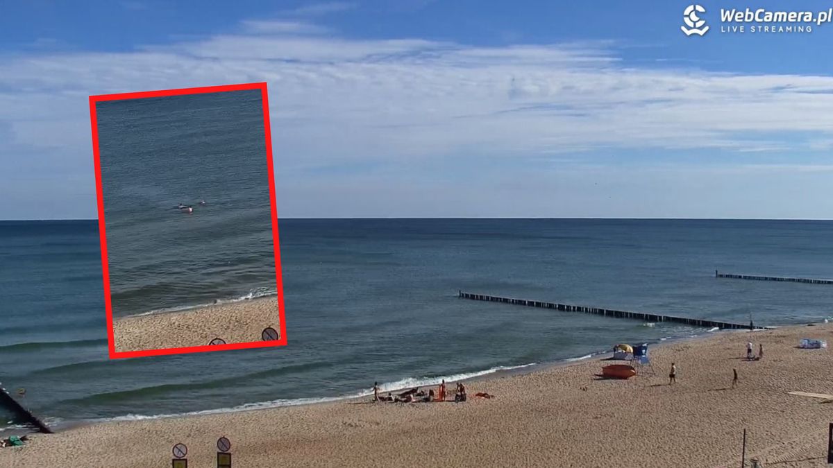 Była godz. 8:50. Oni rozbili się przy morzu i wskoczyli do Bałtyku