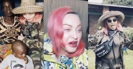 Madonna w ogniu krytyki za PANDEMICZNE TOURNÉE po Afryce! Odwiedziła pięć krajów w trzy tygodnie... (ZDJĘCIA)