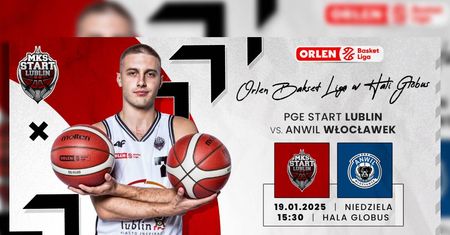 Mecz z liderem. PGE Start Lublin zmierzy się z Anwilem Włocławek. Wygraj bilety na mecz