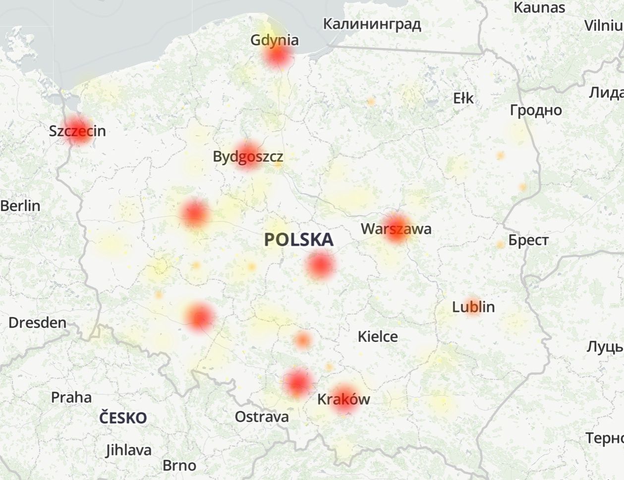 Awaria Plusa. Lawina zgłoszeń w sieci