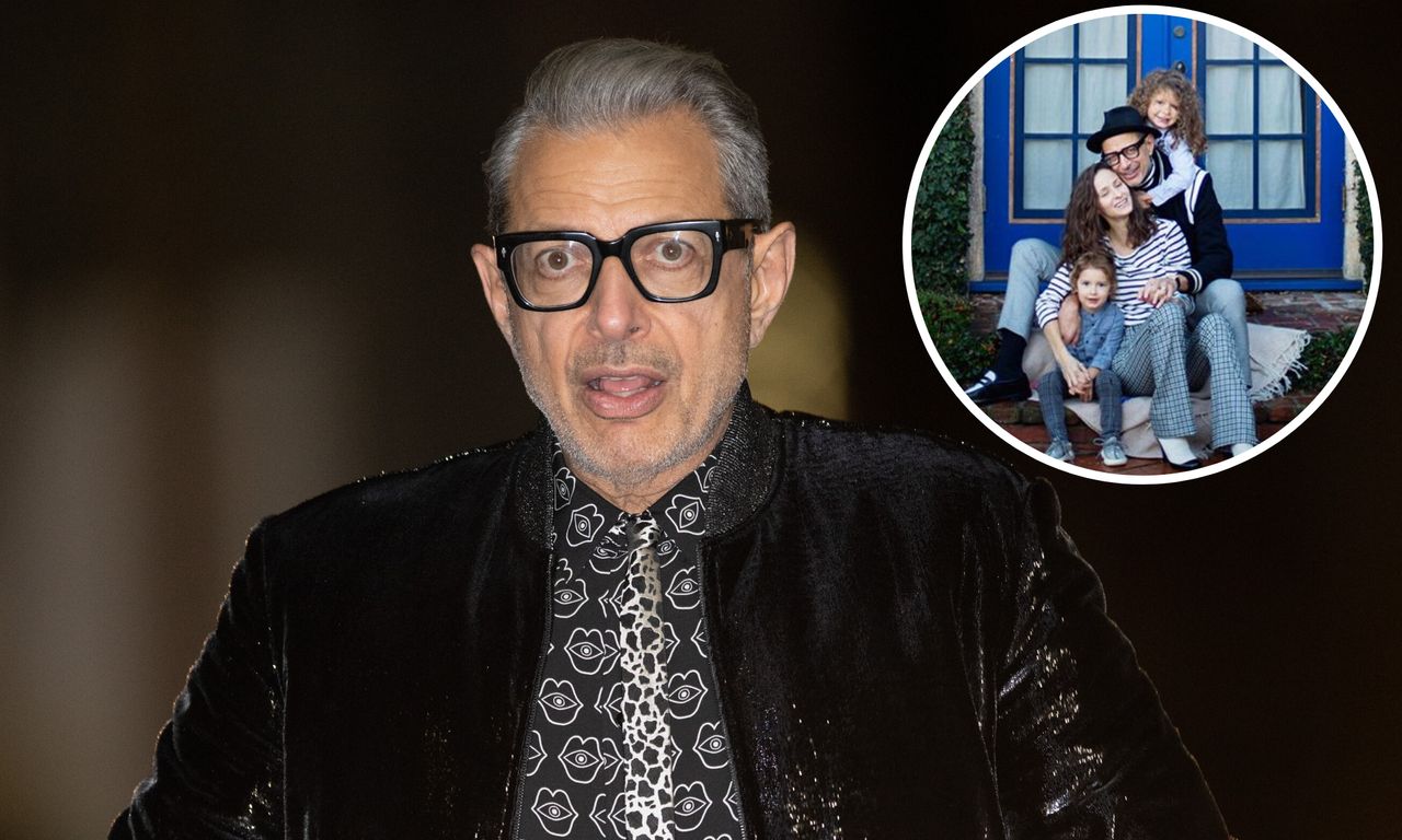 Jeff Goldblum pokazał rodzinną fotografię. Aktor ma urocze dzieci i piękną żonę