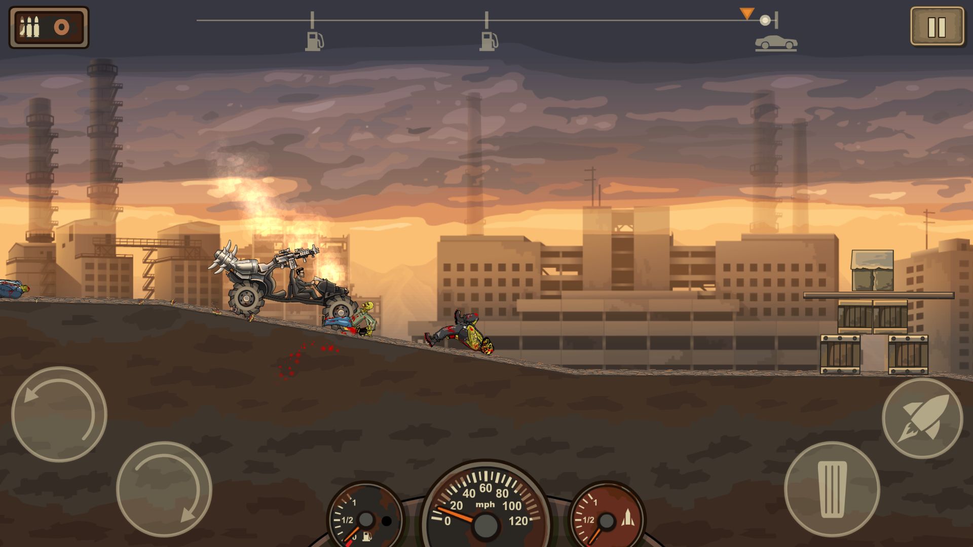 Destrukcja na każdym kroku podczas apokalipsy zombie - recenzja gry Earn to Die 2 5