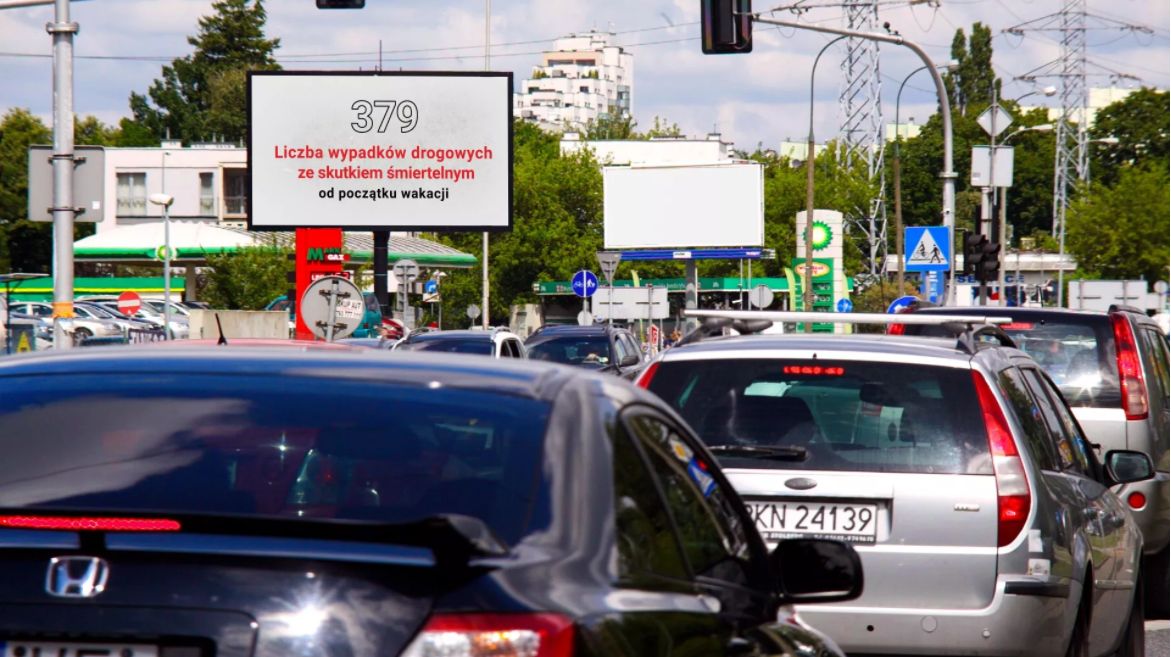 Mapa śmiertelnych wypadków już działa. Policja zwraca uwagę na skalę tragedii