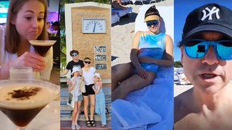 Rubikowie bawią się na wakacjach w Miami: 17-godzinny lot, drinki, kraby i "Janusze" na plaży (ZDJĘCIA)