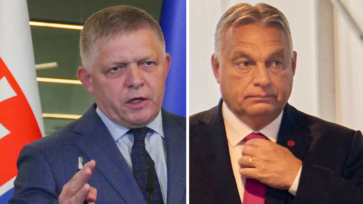 Premierzy Słowacji i Węgier: R. Fico i V. Orban