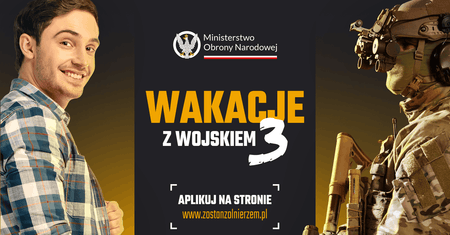27 dni szkolenia i wynagrodzenie. Trwa trzecia edycja programu "Wakacje z wojskiem"
