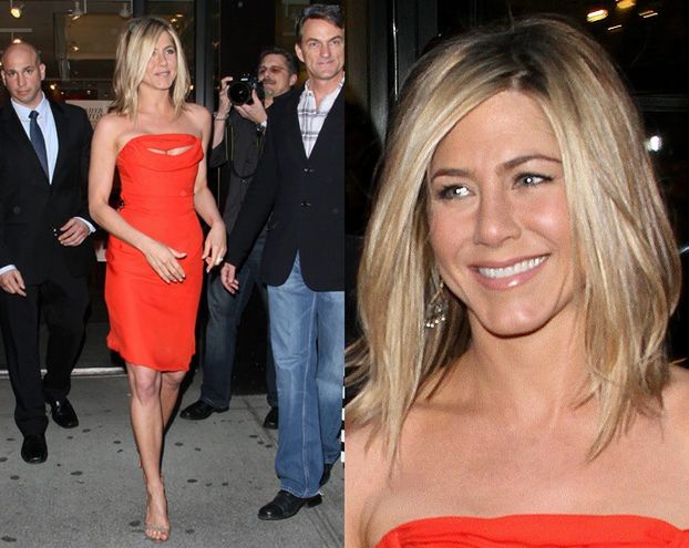 Jennifer Aniston w kreacji Vivienne Westwood