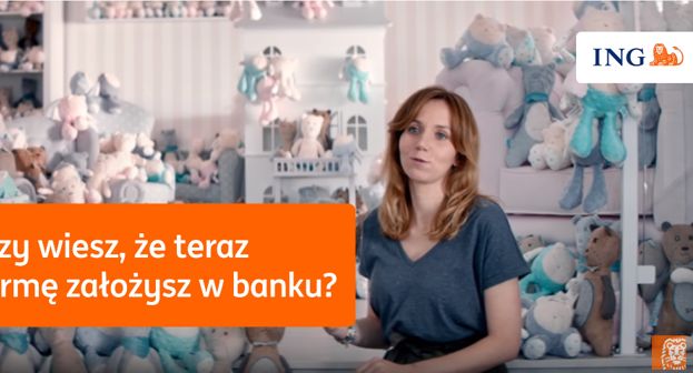 ING reklamuje się jako bank przyjazny nowym firmom