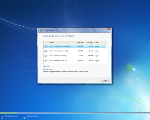 Instalacja Windows 7 krok 5
