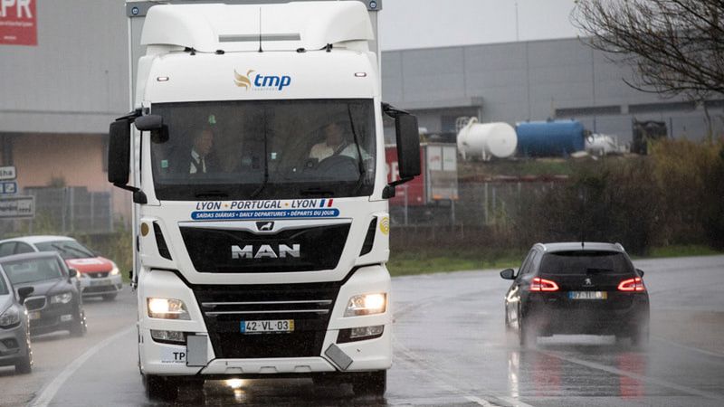 Podczas pierwszego spotkania z kierowcami prezydent zaliczył przejażdżkę MANem