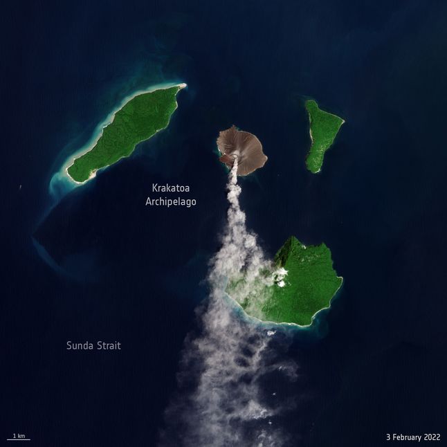 Erupcja wulkanu Krakatau