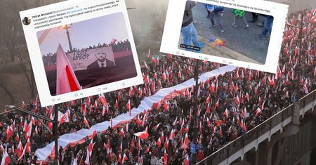 Szokujący incydent z udziałem dziecka, obraźliwe transparenty i palenie flag. Tak wyglądał tegoroczny marsz