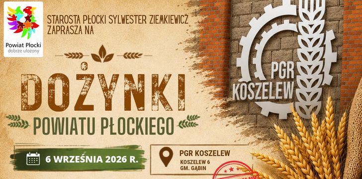 Skolim i Cleo na Dożynkach Powiatu Płockiego. Święto plonów już we wrześniu