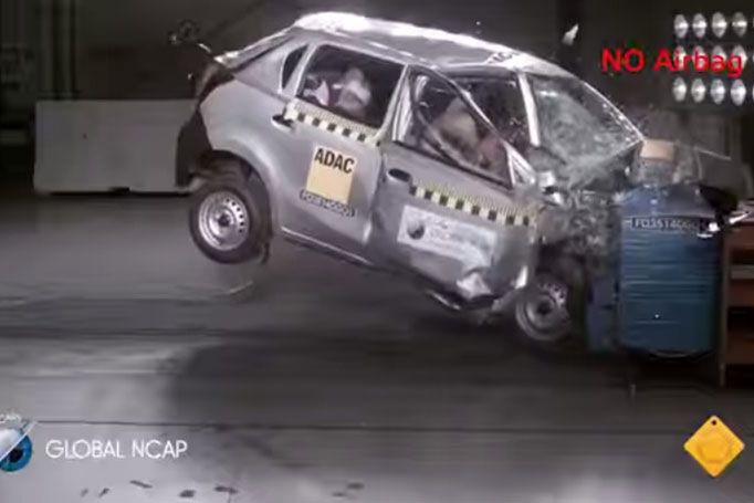 Fatalne wyniki testów zderzeniowych indyjskich samochodów