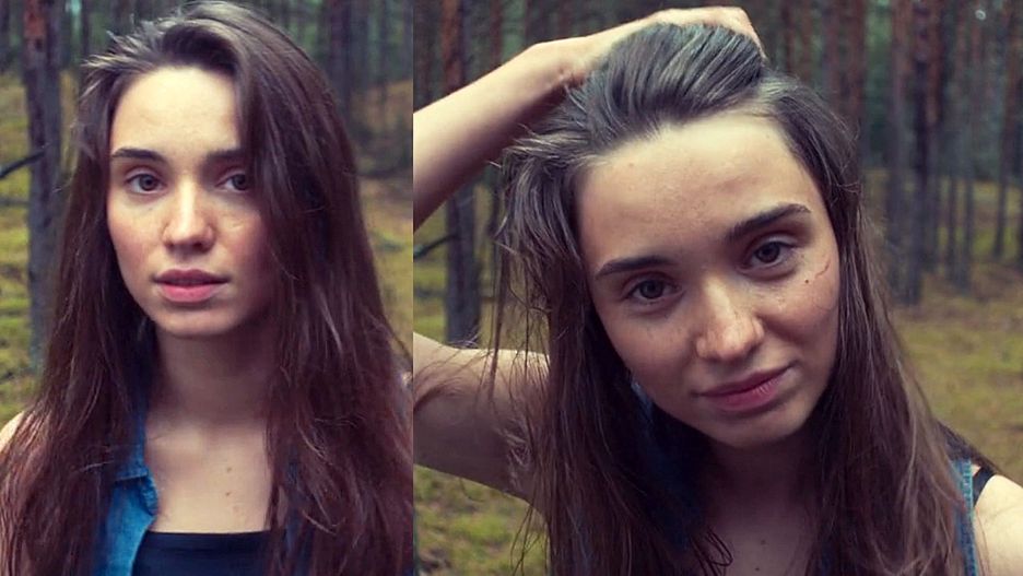 Wiktoria Filus jako Laura w serialu "W głębi lasu"
