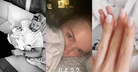 Szczęśliwa mama Maffashion relacjonuje nieprzespaną noc i o poranku "przybija piątkę" z synem BJF (ZDJĘCIA)