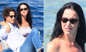 Piżamowa Katy Perry obściskuje się na jachcie z Justinem Trudeau. Takim to dobrze? (ZDJĘCIA)